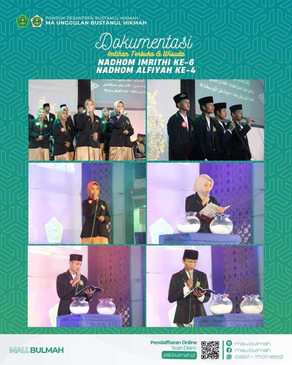 DOKUMENTASIImtihan Terbuka WisudaImrithi Ke 6 Alfiyah Ke 4Tahun Pelajaran 2024 2025 Malant...