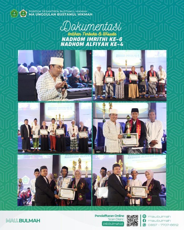 DOKUMENTASIImtihan Terbuka WisudaImrithi Ke 6 Alfiyah Ke 4Tahun Pelajaran 2024 2025 Malant